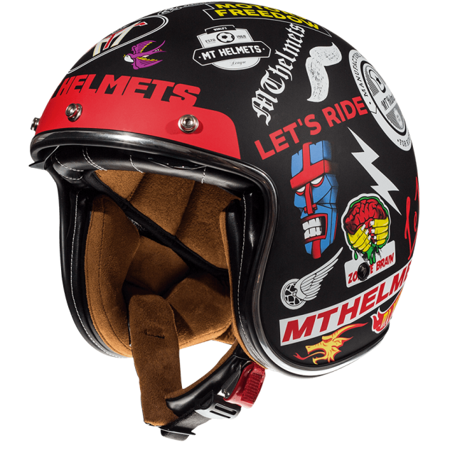 jet kaciga za skuter motocikl mt le man anarchy matt black