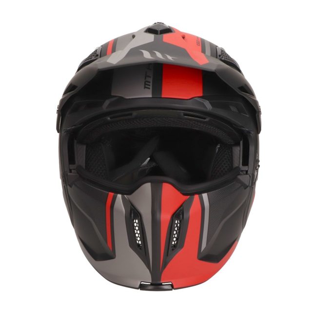 mt helmets helmet streetfighter sv twin matt red c