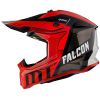 off road kaciga mthelmets falcon warrior gloss pearl red