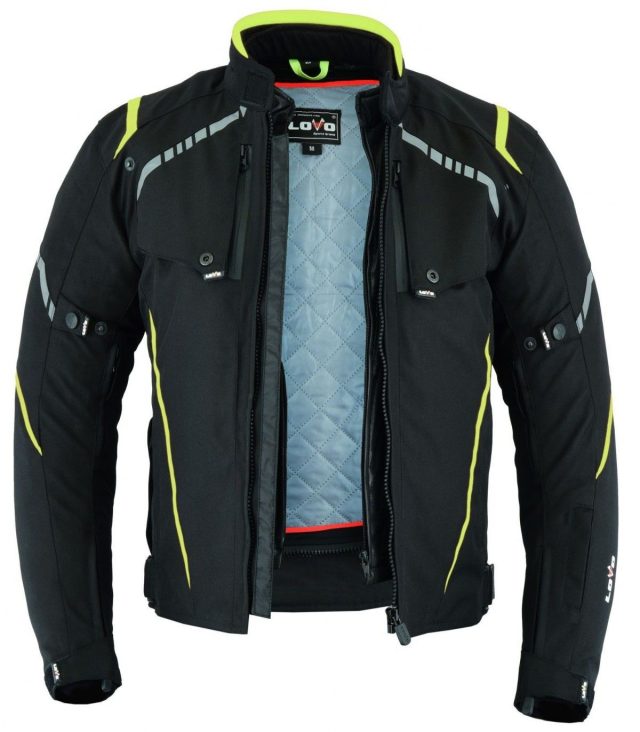 chaqueta tricapa para moto lve