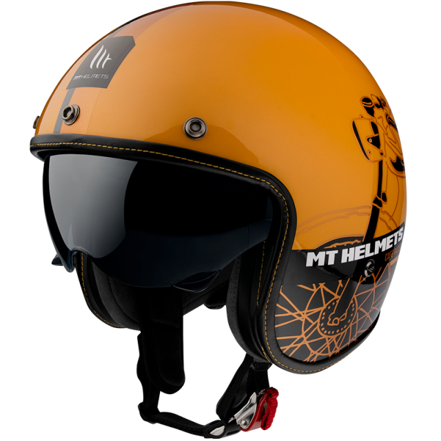 mt helmets cafe racer jet kaciga le man Copy