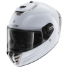 HEEW SHARK HELMETS SPARTAN RS BLANK WHITE SILVER GLOSSY ps