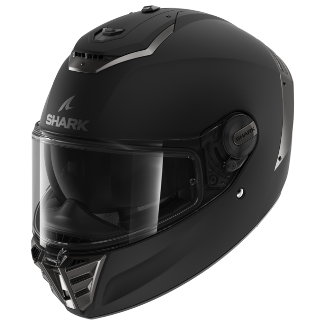 HEEKMA SHARK HELMETS SPARTAN RS BLANK MAT BLACK MAT ps