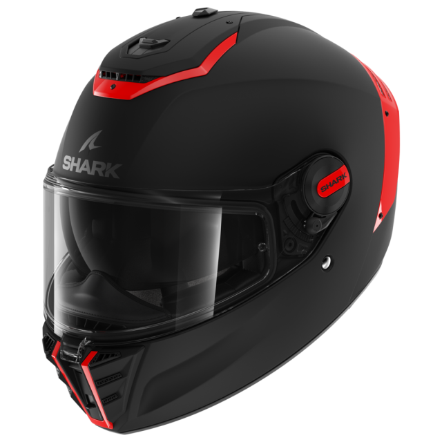 HEEKOK SHARK HELMETS SPARTAN RS BLANK MAT SP BLACK ORANGE BLACK ps