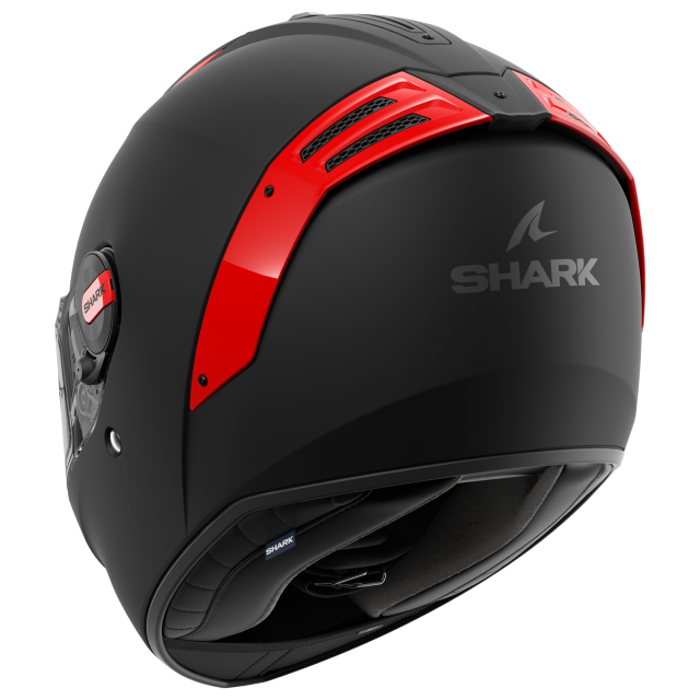 HEEKOK SHARK HELMETS SPARTAN RS BLANK MAT SP BLACK ORANGE BLACK ps