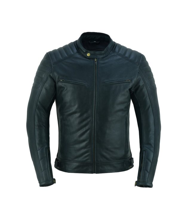 lvzc vintage motorcycle leather jackets unisex