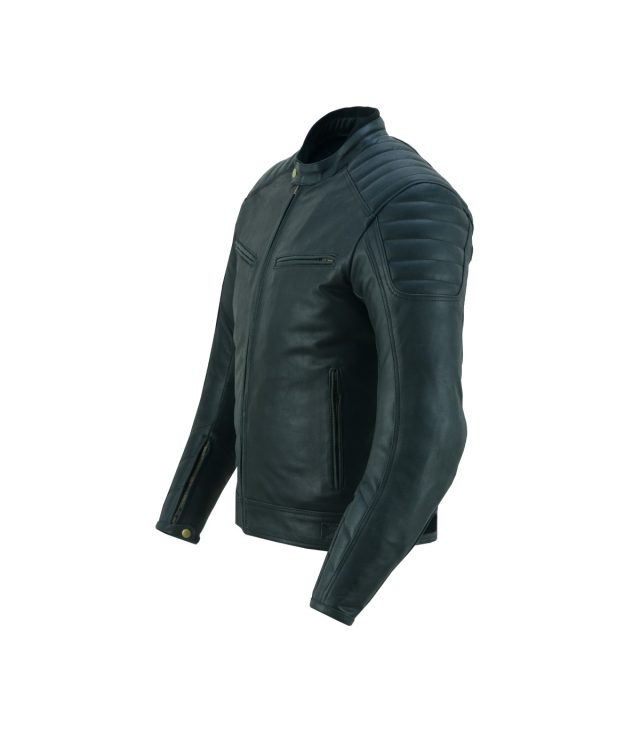 lvzc vintage motorcycle leather jackets unisex