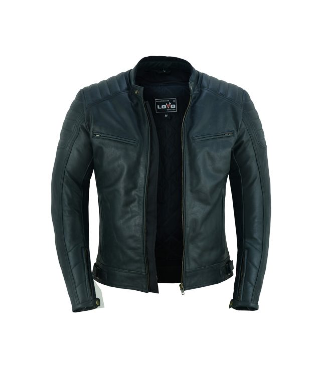 lvzc vintage motorcycle leather jackets unisex