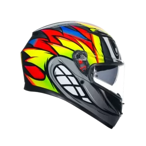 agv k e birdy grey yellow red