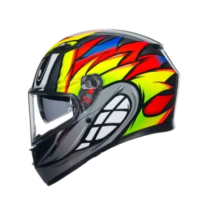 agv k e birdy grey yellow red
