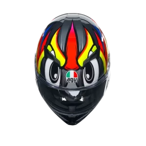 agv k e birdy grey yellow red