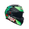 agv k e kamaleon black red green