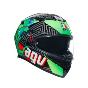 agv k e kamaleon black red green