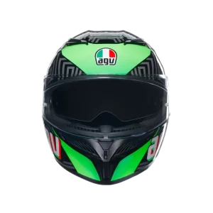 agv k e kamaleon black red green