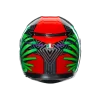 agv k e kamaleon black red green