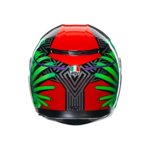agv k e kamaleon black red green