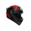 agv k s e warmup matt black red