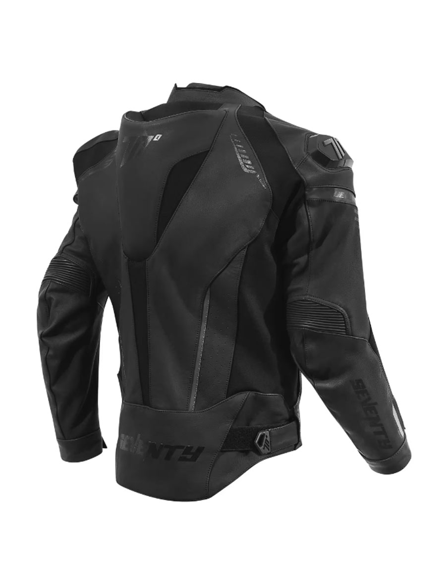 SD JL Spoiler crna moto jakna