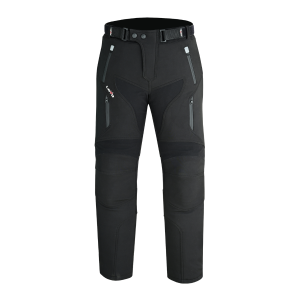 lve north unisex motorbike trousers with softshell fabric and integrated protections ()