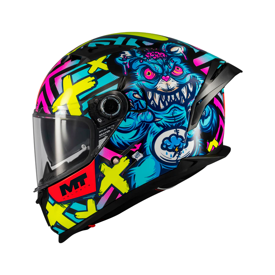 kaciga MT Helmets Braker SV Crazy Teddy B Gloss