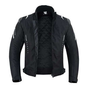 lvfbc flex short sport motorcycle jacket with protections men ()