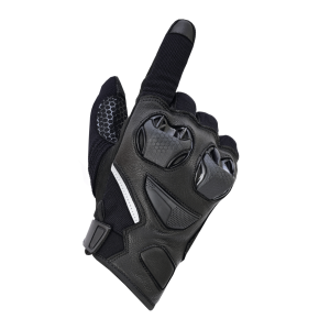 lvts aeroflow lovo leather mesh motorcycle summer riding gloves unisex ()