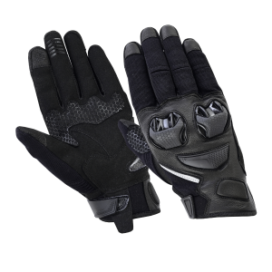 lvts aeroflow lovo leather mesh motorcycle summer riding gloves unisex ()