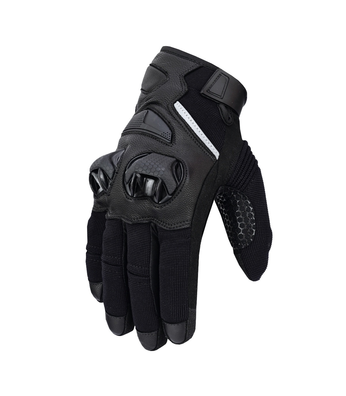 lvts aeroflow lovo leather mesh motorcycle summer riding gloves unisex