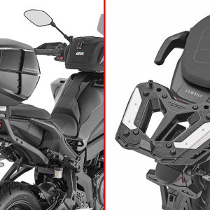 SR special rack mounted on givi yamaha tracer