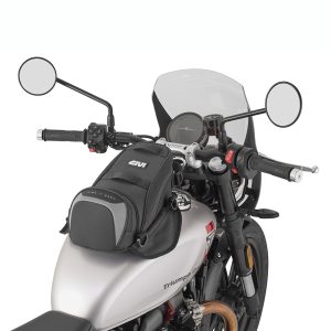 EASY tank bag mounted on givi triumph speedtwin