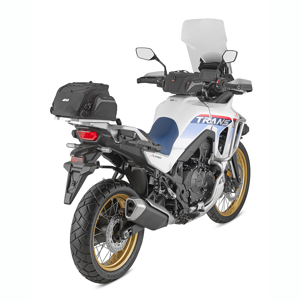 EASY saddle bag mounted on givi honda xltransalp