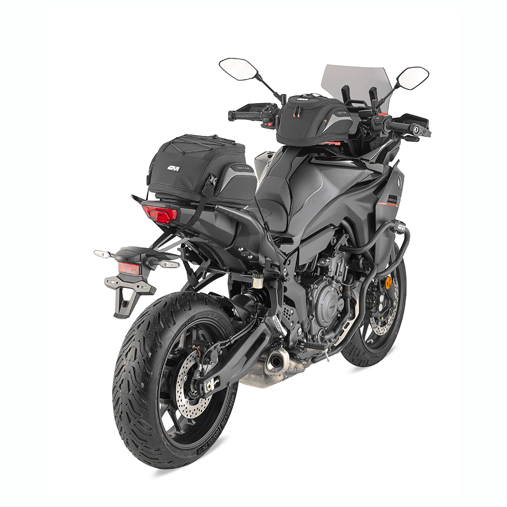 EASY saddle bag mounted on givi yamaha tracer