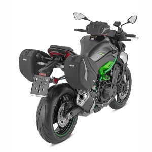 EASY side bags mounted on givi Kawasaki z