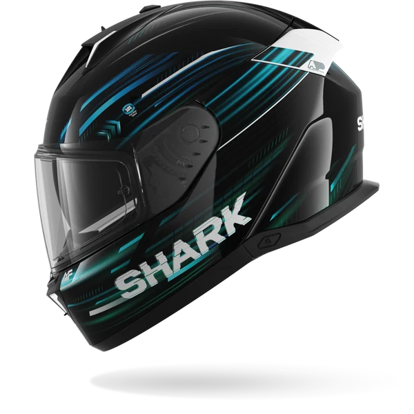 HEEKBG SHARK HELMETS SKWAL i LIGHT BLUR GLOSSY ps